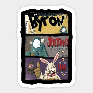 Adventures of Byron Comic book Sticker